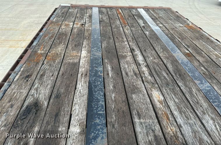 image for item EB2713 2013 Mauer Manufacturing drop deck equipment trailer