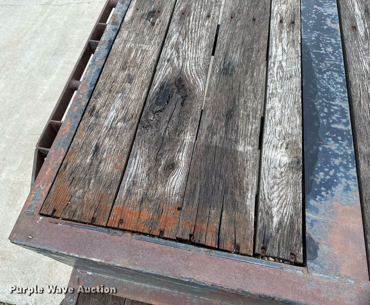 image for item EB2713 2013 Mauer Manufacturing drop deck equipment trailer