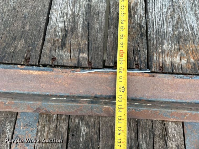 image for item EB2713 2013 Mauer Manufacturing drop deck equipment trailer