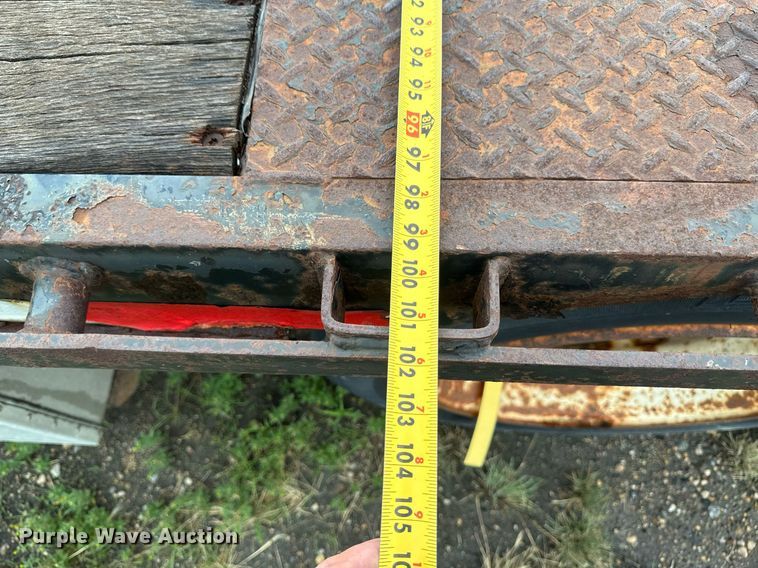 image for item EB2713 2013 Mauer Manufacturing drop deck equipment trailer