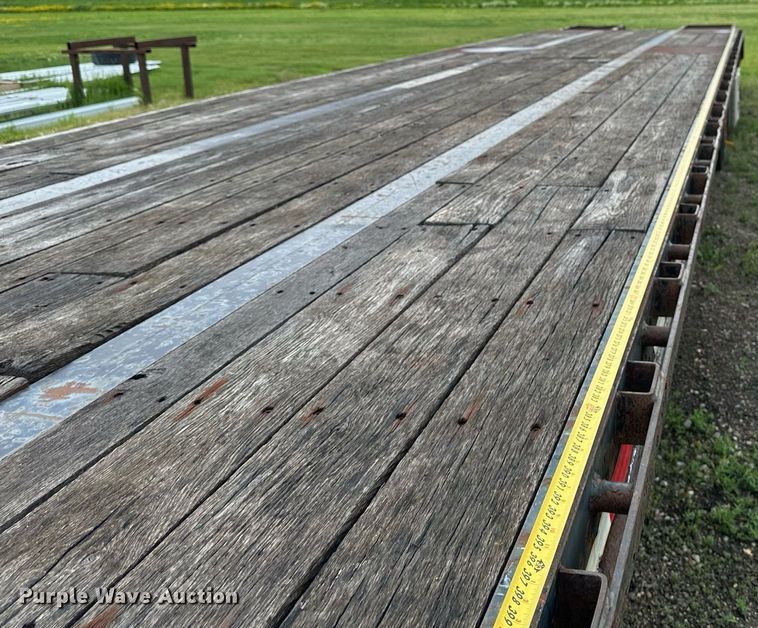 image for item EB2713 2013 Mauer Manufacturing drop deck equipment trailer