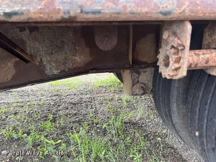 image for item EB2713 2013 Mauer Manufacturing drop deck equipment trailer