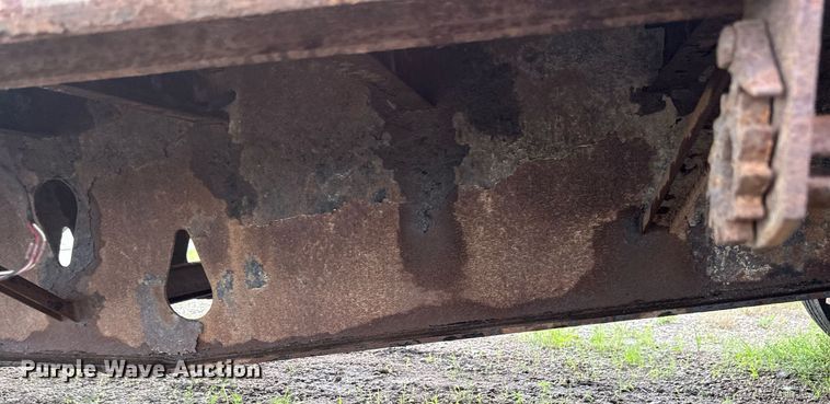 image for item EB2713 2013 Mauer Manufacturing drop deck equipment trailer