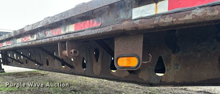 image for item EB2713 2013 Mauer Manufacturing drop deck equipment trailer