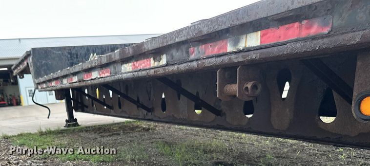 image for item EB2713 2013 Mauer Manufacturing drop deck equipment trailer