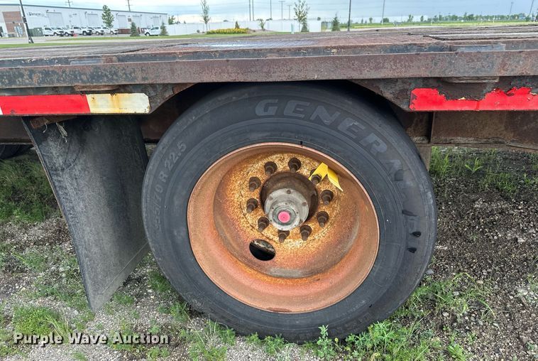 image for item EB2713 2013 Mauer Manufacturing drop deck equipment trailer