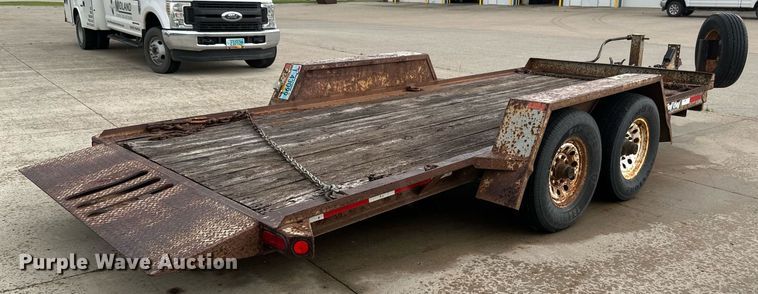 image for item EB2715 2005 Redi Haul tilt deck equipment trailer
