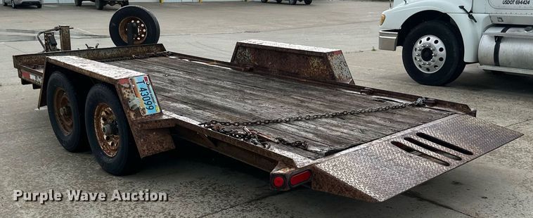 image for item EB2715 2005 Redi Haul tilt deck equipment trailer