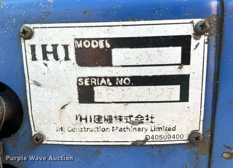 image for item EB2742 IHI 9VX3 mini excavator
