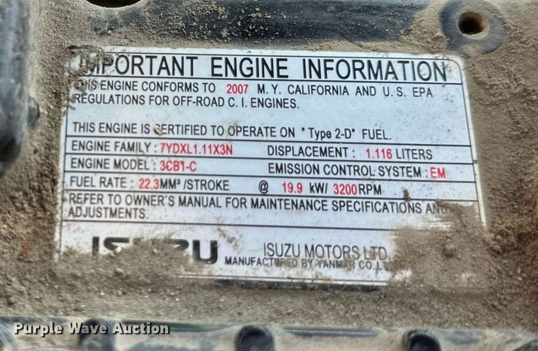 image for item EB2747 2008 Cimline Magma 110 melter applicator