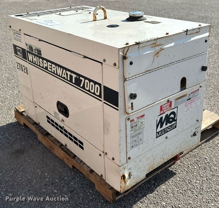 image for item EB2748 MultiQuip Whisperwatt DA-7000SSA generator