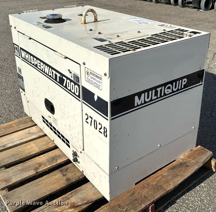 image for item EB2748 MultiQuip Whisperwatt DA-7000SSA generator