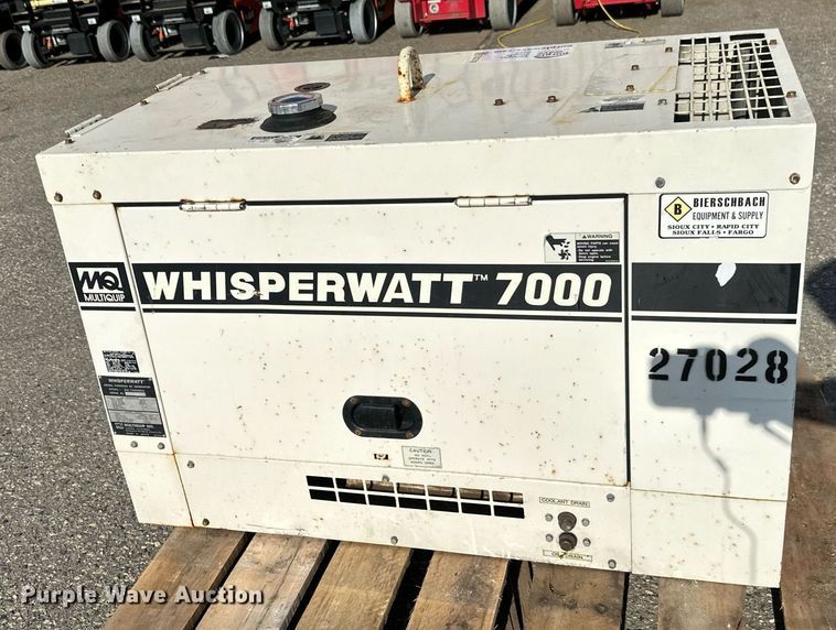 image for item EB2748 MultiQuip Whisperwatt DA-7000SSA generator