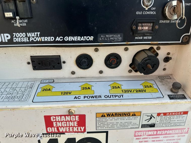 image for item EB2748 MultiQuip Whisperwatt DA-7000SSA generator