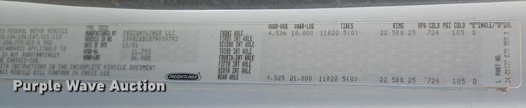 image for item EB8169 2007 Freightliner Business Class M2 utility / service truck