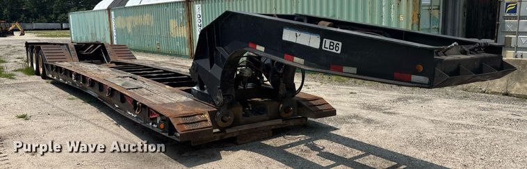 image for item EC3726 2012 Pitts Trailers lowboy equipment trailer