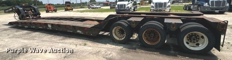 image for item EC3726 2012 Pitts Trailers lowboy equipment trailer