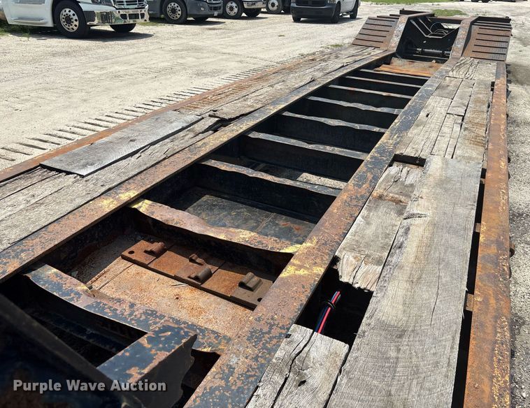 image for item EC3726 2012 Pitts Trailers lowboy equipment trailer