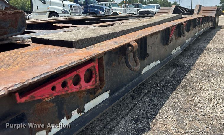 image for item EC3726 2012 Pitts Trailers lowboy equipment trailer