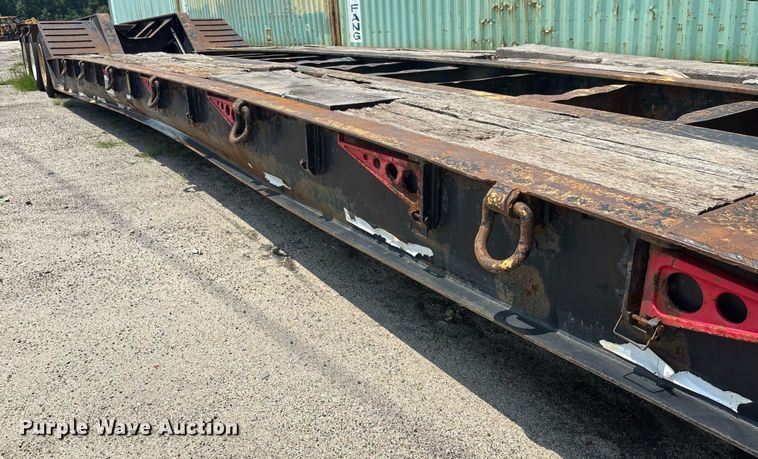 image for item EC3726 2012 Pitts Trailers lowboy equipment trailer
