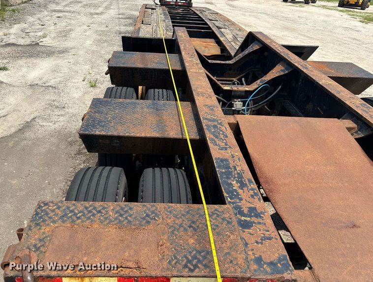 image for item EC3726 2012 Pitts Trailers lowboy equipment trailer