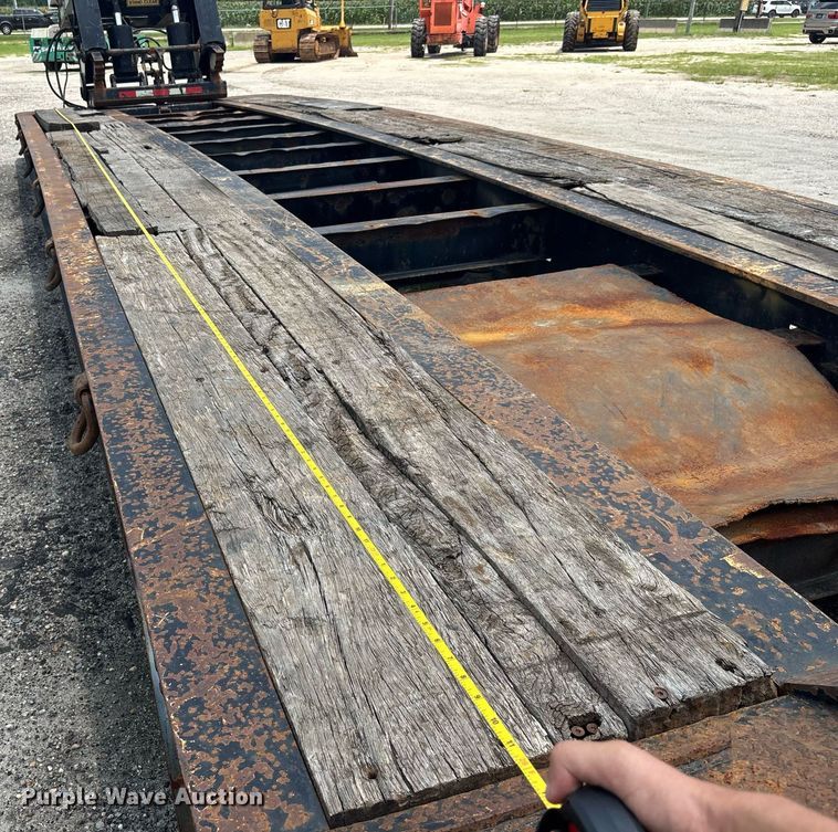 image for item EC3726 2012 Pitts Trailers lowboy equipment trailer