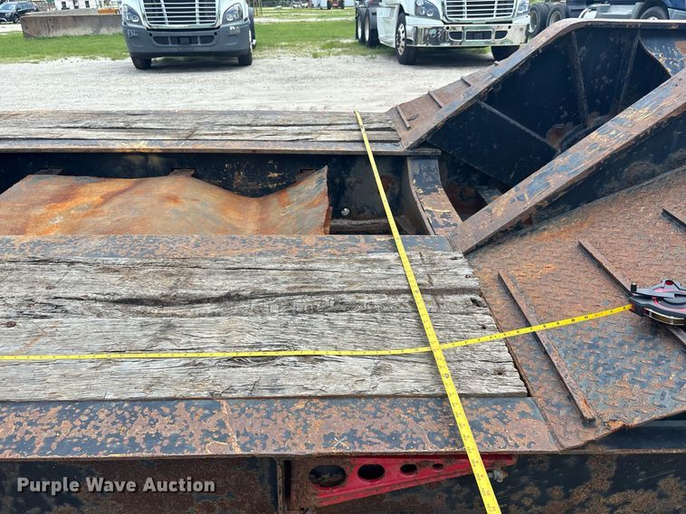 image for item EC3726 2012 Pitts Trailers lowboy equipment trailer