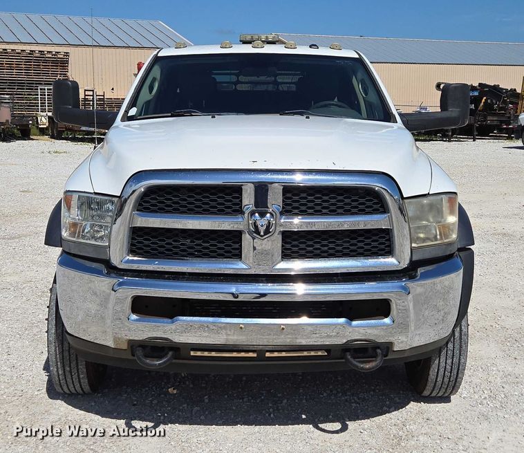 image for item ED2139 2014 Dodge Ram 5500 Crew Cab flatbed truck