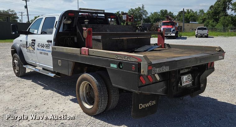 image for item ED2139 2014 Dodge Ram 5500 Crew Cab flatbed truck
