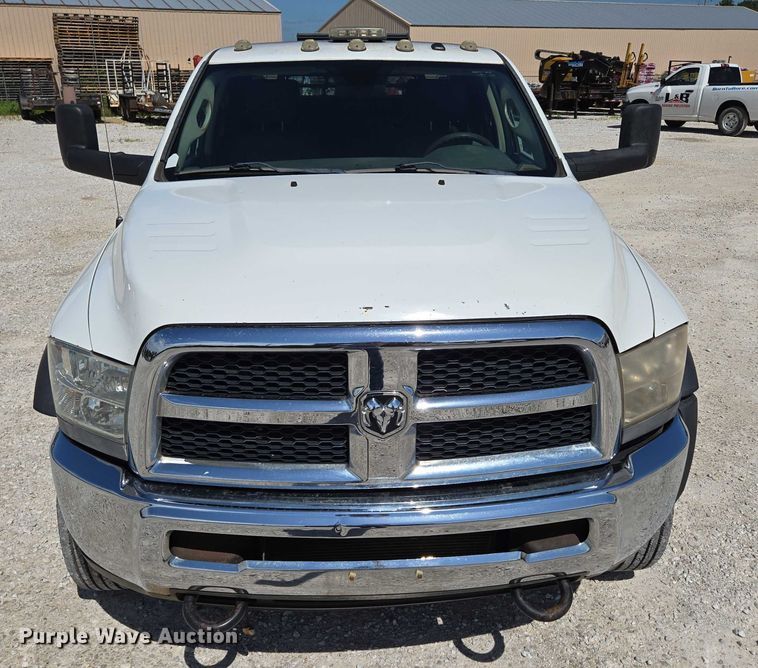 image for item ED2139 2014 Dodge Ram 5500 Crew Cab flatbed truck