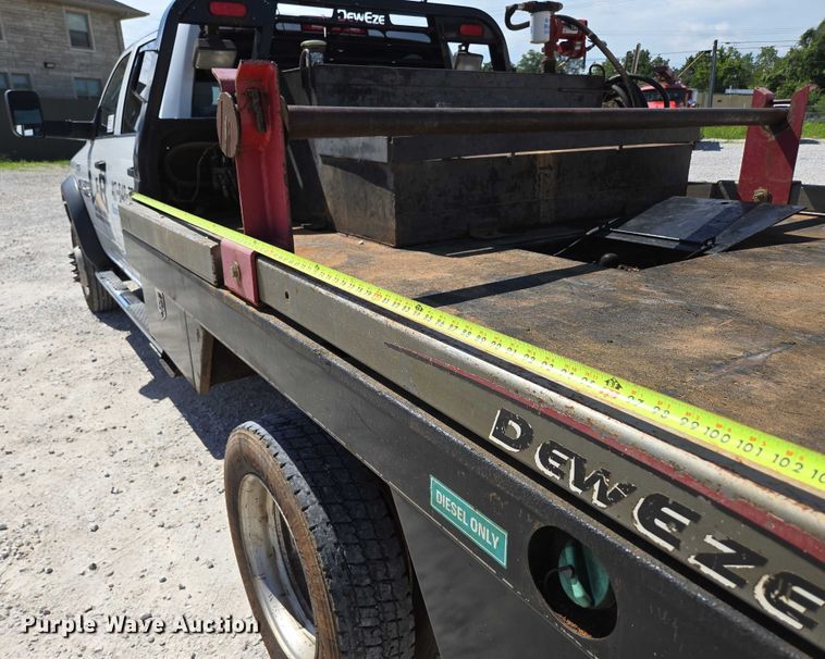 image for item ED2139 2014 Dodge Ram 5500 Crew Cab flatbed truck