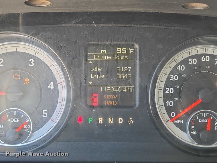 image for item ED2139 2014 Dodge Ram 5500 Crew Cab flatbed truck