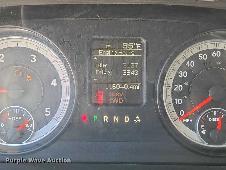 image for item ED2139 2014 Dodge Ram 5500 Crew Cab flatbed truck