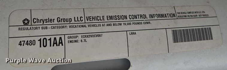 image for item ED2140 2014 Dodge Ram 3500 Crew Cab flatbed pickup truck