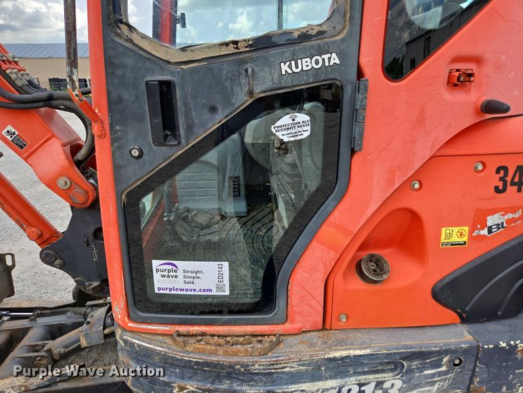 image for item ED2143 2012 Kubota KX121-3ST mini excavator