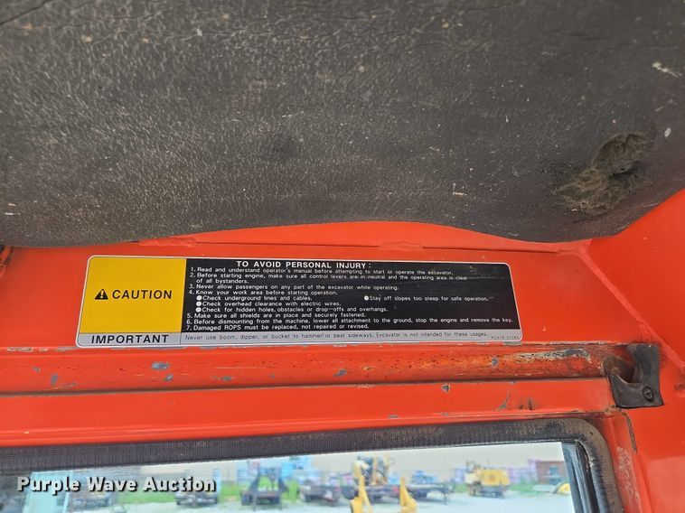 image for item ED2143 2012 Kubota KX121-3ST mini excavator