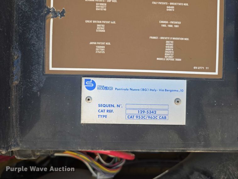 image for item ED2144 2002 Caterpillar 963C track loader