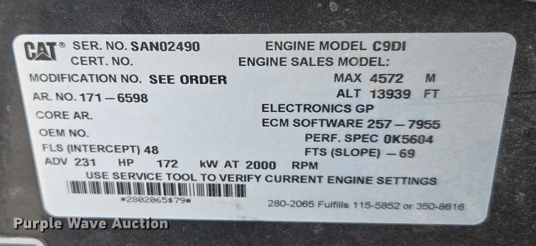 image for item ED2145 2005 Caterpillar 973C track loader