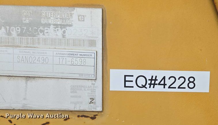 image for item ED2145 2005 Caterpillar 973C track loader