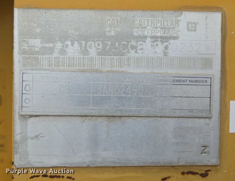 image for item ED2145 2005 Caterpillar 973C track loader