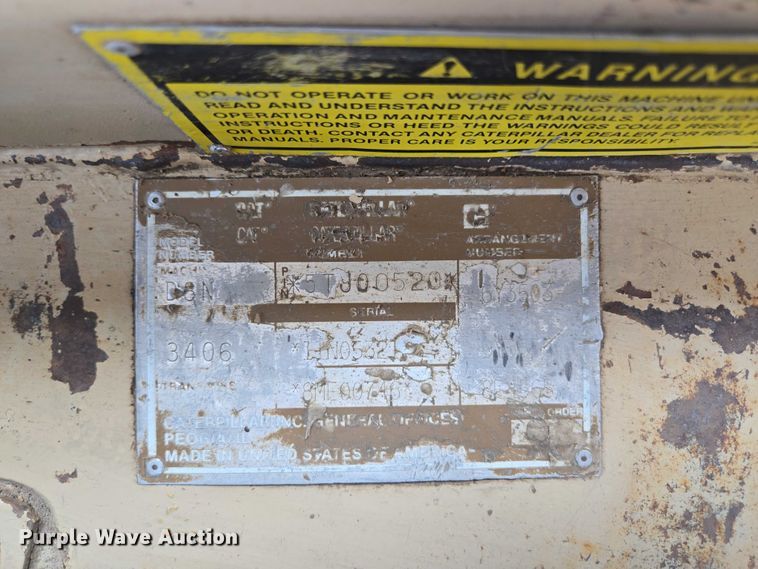 image for item ED2146 1992 Caterpillar D8N dozer