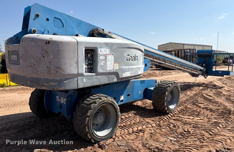 image for item ED5791 2010 Genie S-80X boom lift