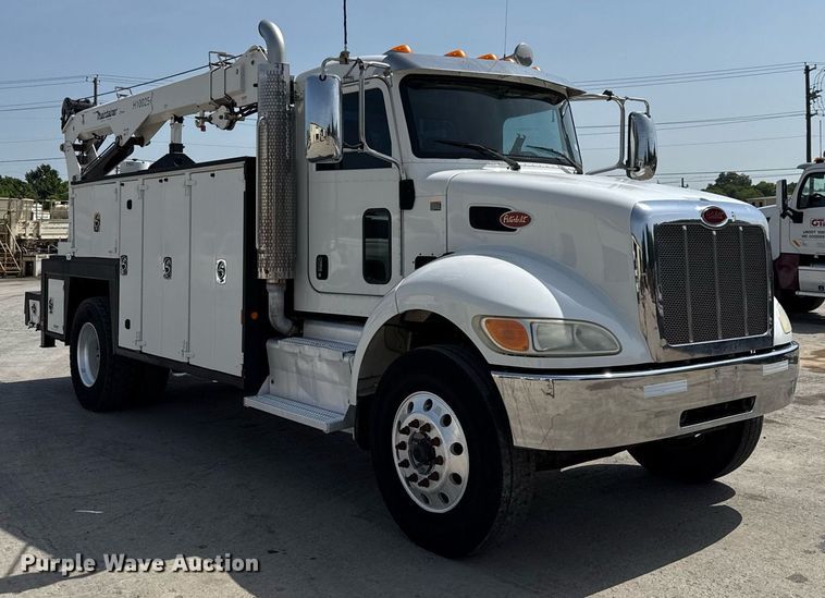 image for item ED5799 2016 Peterbilt 337 crane truck