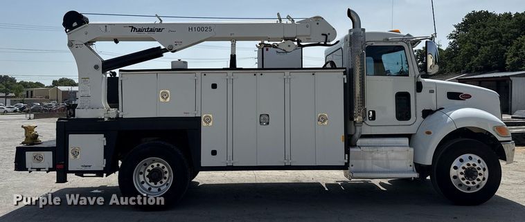 image for item ED5799 2016 Peterbilt 337 crane truck