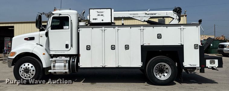 image for item ED5799 2016 Peterbilt 337 crane truck