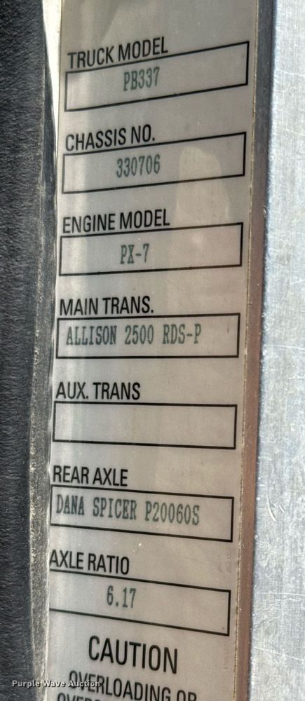 image for item ED5799 2016 Peterbilt 337 crane truck