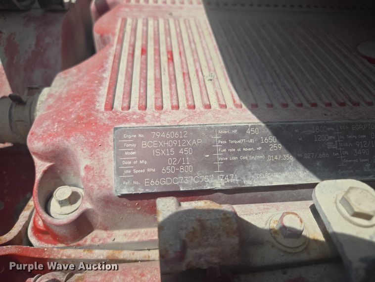 image for item EF1659 2012 Kenworth T800 dump truck