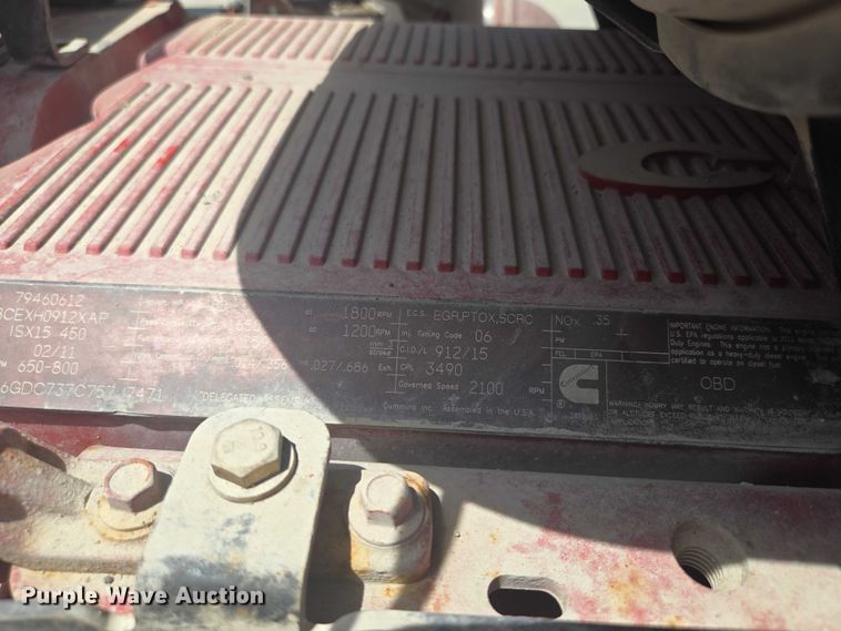 image for item EF1659 2012 Kenworth T800 dump truck