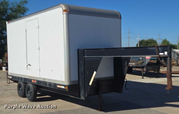 image for item EF1686 2000 Shop built enclosed cargo trailer