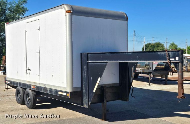 image for item EF1686 2000 Shop built enclosed cargo trailer